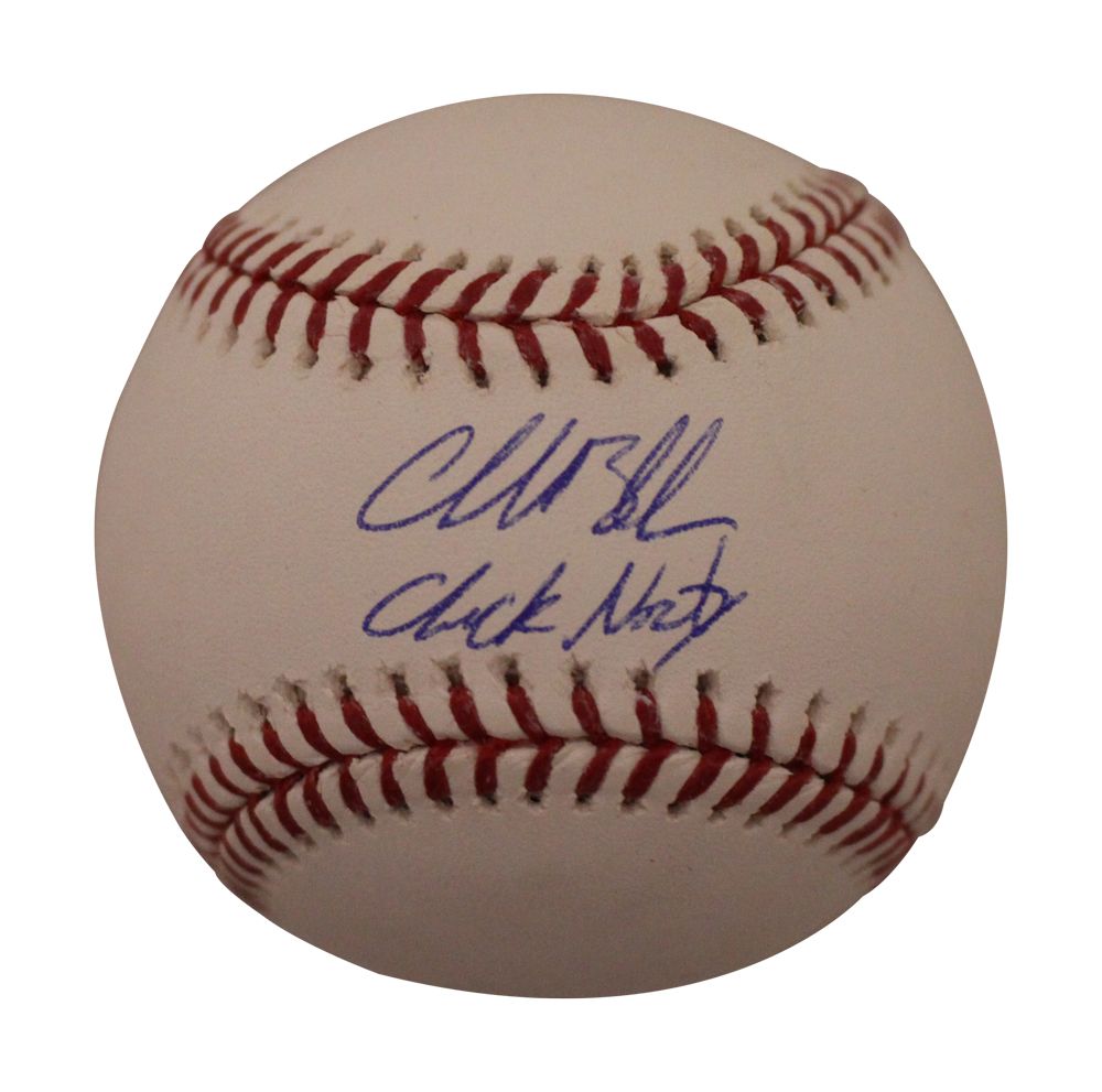 Charlie Blackmon Signed Colorado Rockies OML Baseball Chuck Nazty BAS