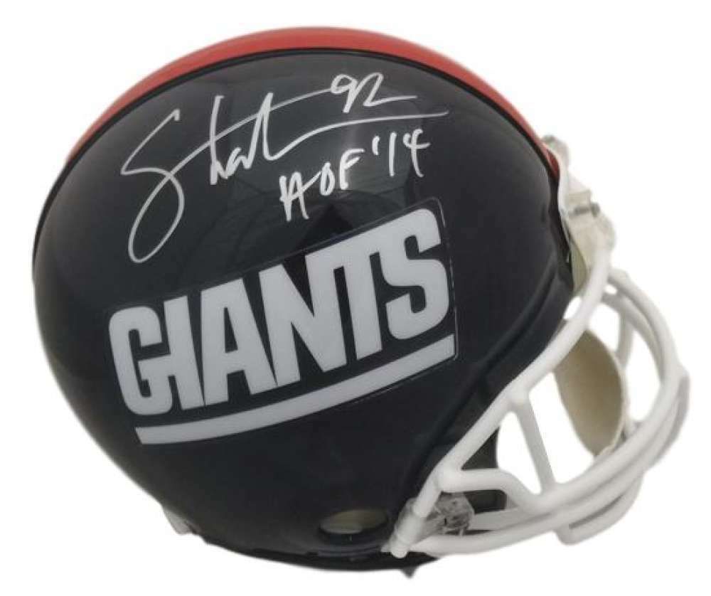 Michael Strahan Autographed New York Giants TB Proline Helmet HOF JSA