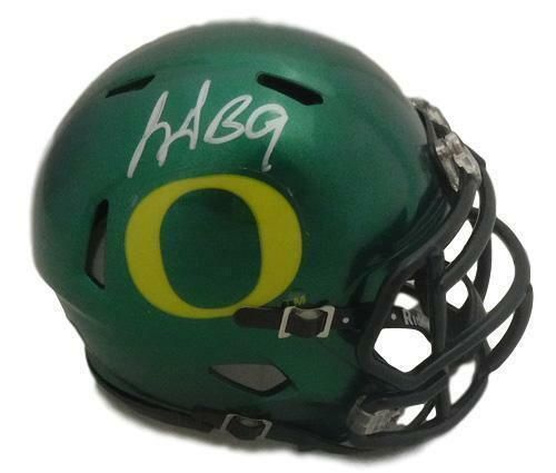 LeGarrette Blount Autographed Oregon Ducks Speed Mini Helmet JSA