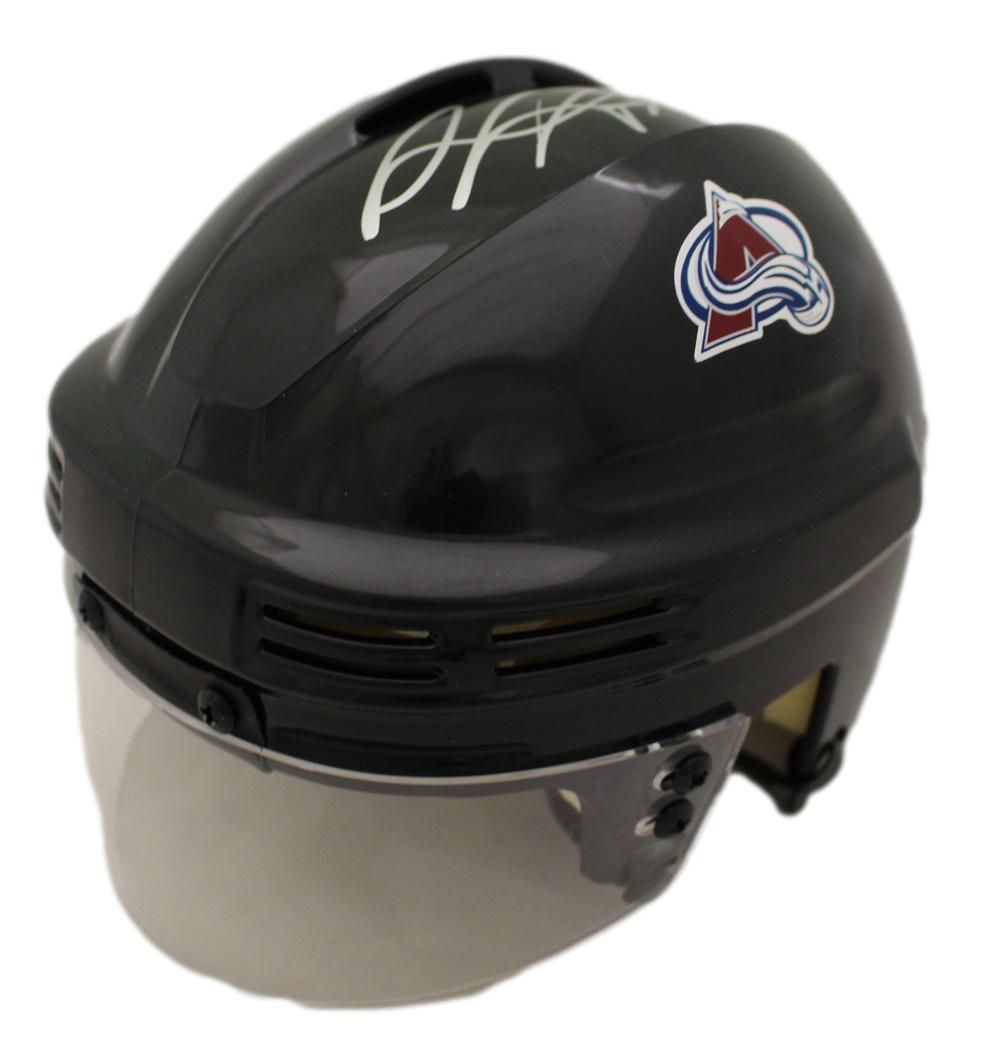 Gabriel Landeskog Signed Colorado Avalanche Black Mini Helmet Beckett