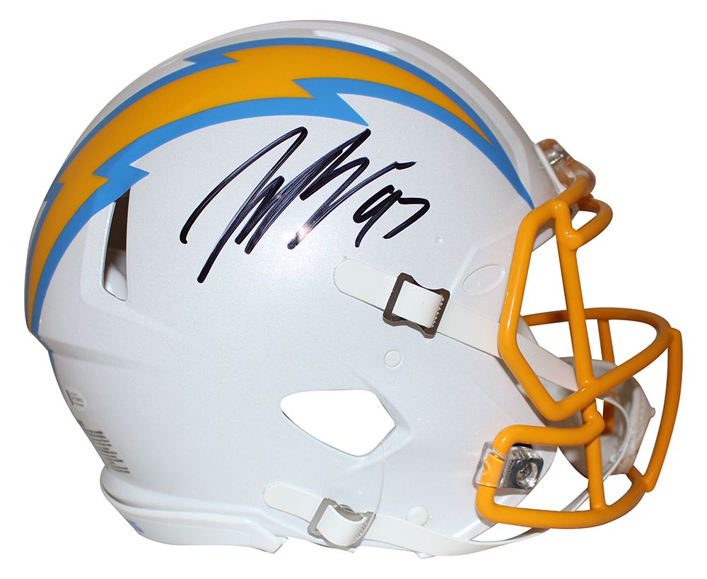 Joey Bosa Autographed Los Angeles Chargers Authentic Speed Helmet BAS