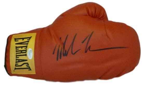 Mike Tyson Autographed Red Everlast Right Glove JSA