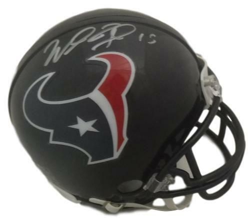 Will Fuller Autographed Houston Texans Riddell Mini Helmet JSA