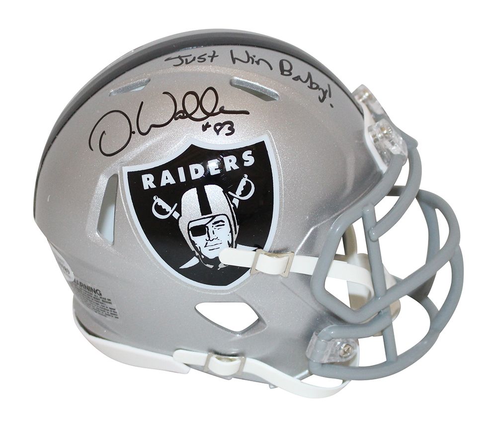 Darren Waller Autographed/Signed Las Vegas Raiders Speed Mini Helmet BAS