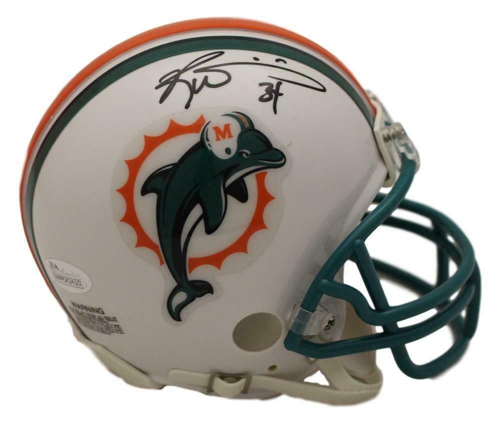 Ricky Williams Autographed Miami Dolphins Mini Helmet JSA