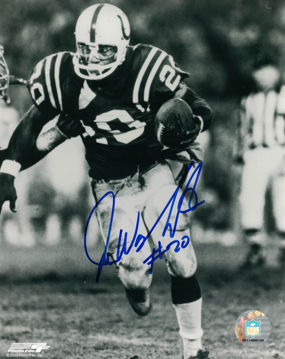 Joe Washington Autographed/Signed Baltimore Colts 8x10 Photo