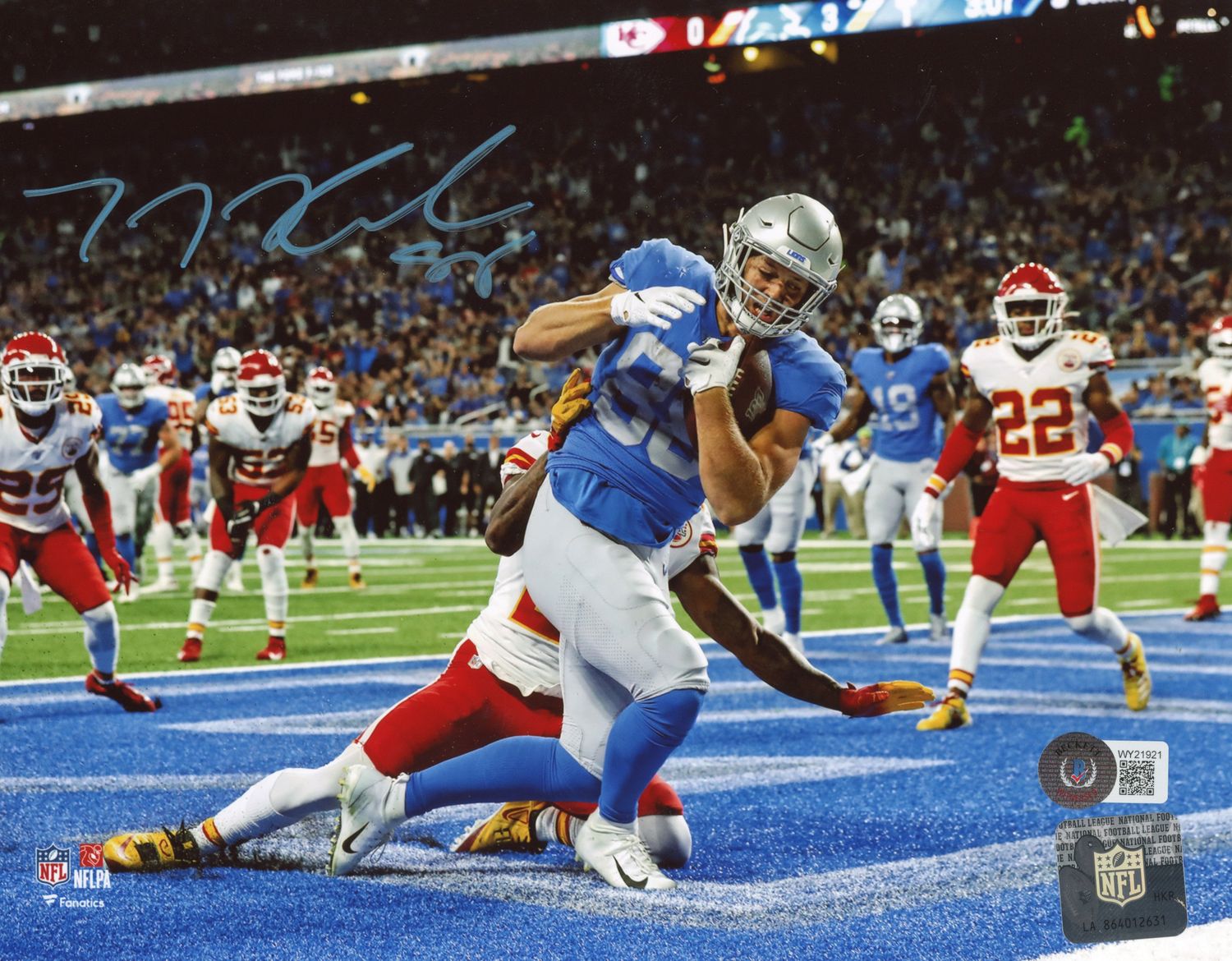 Nick Chubb Autographed/Signed Cleveland Browns 8x10 Photo Beckett