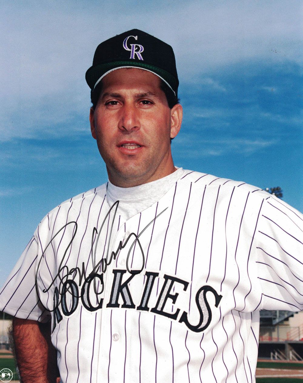 Ron Hassey Autographed/Signed Colorado Rockies 8x10 Photo PF