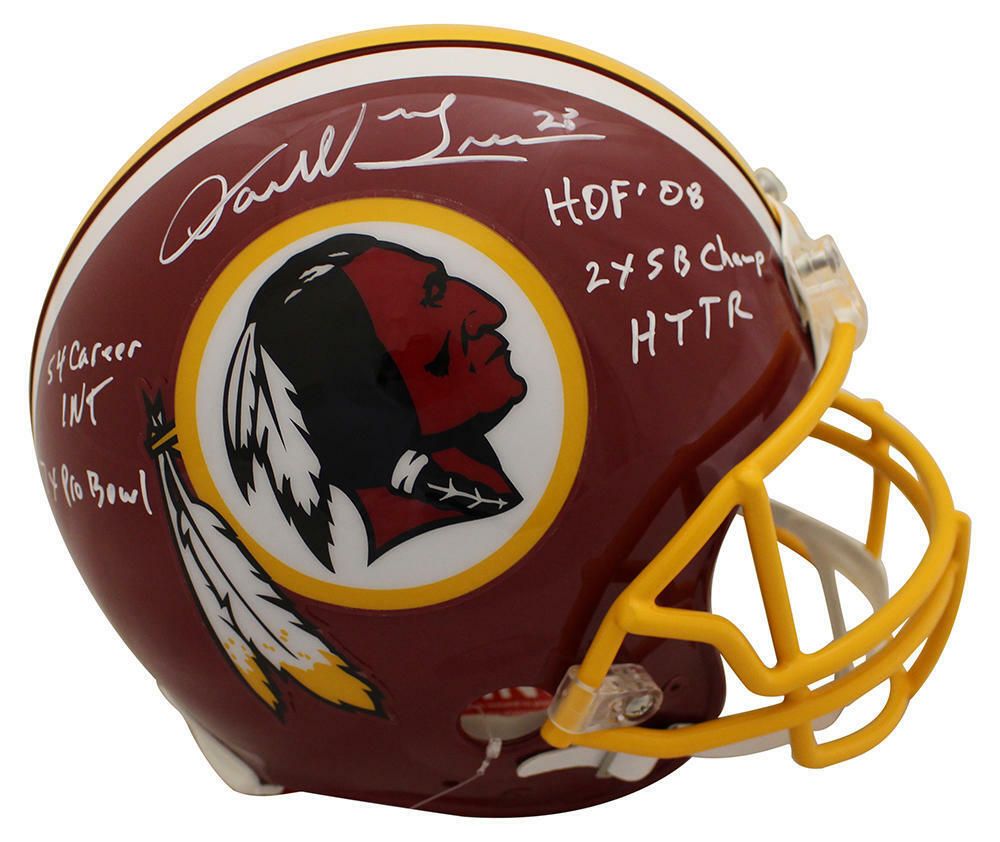 Darrell Green Autographed Washington Redskins Authentic TB Helmet 5 Insc JSA