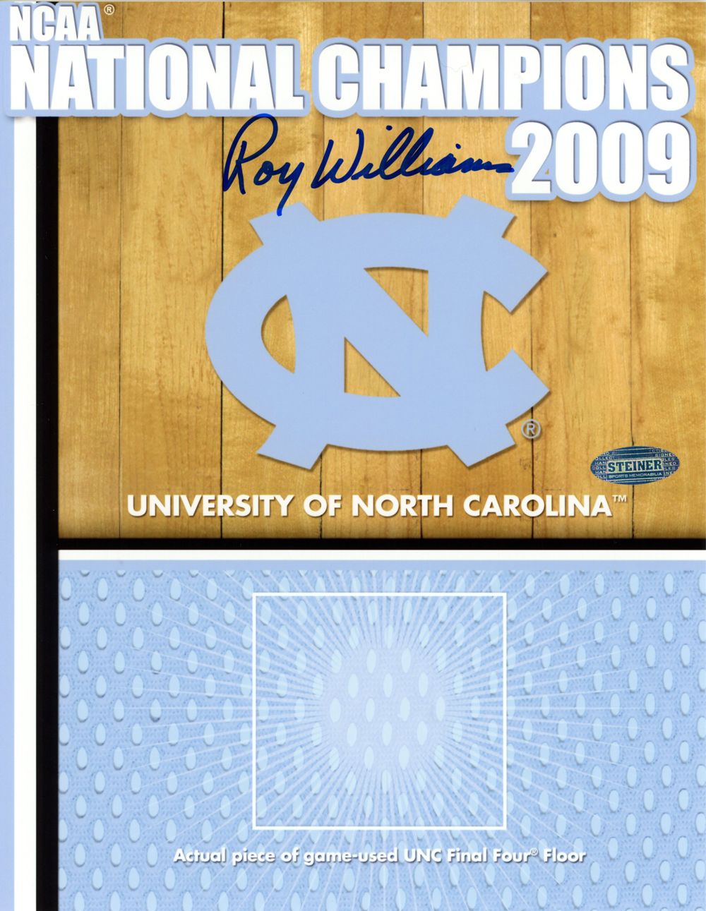 Roy Williams Autographed/Signed North Carolina Tar Heels 7x9 Photo Steiner