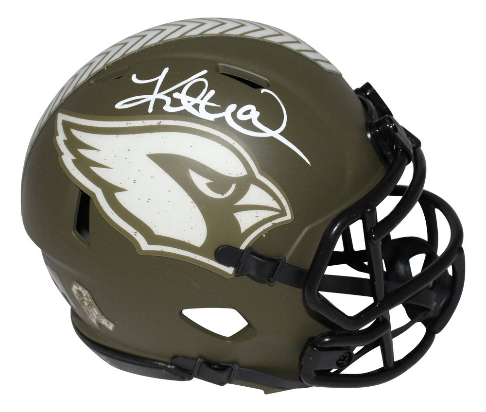 Kurt Warner Autographed/Signed Arizona Cardinals Salute Mini BAS
