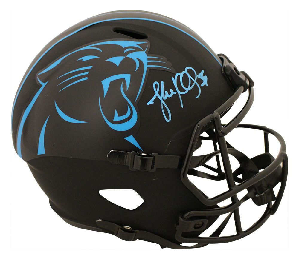 Luke Kuechly Autographed/Signed Carolina Panthers F/S Eclipse Helmet BAS