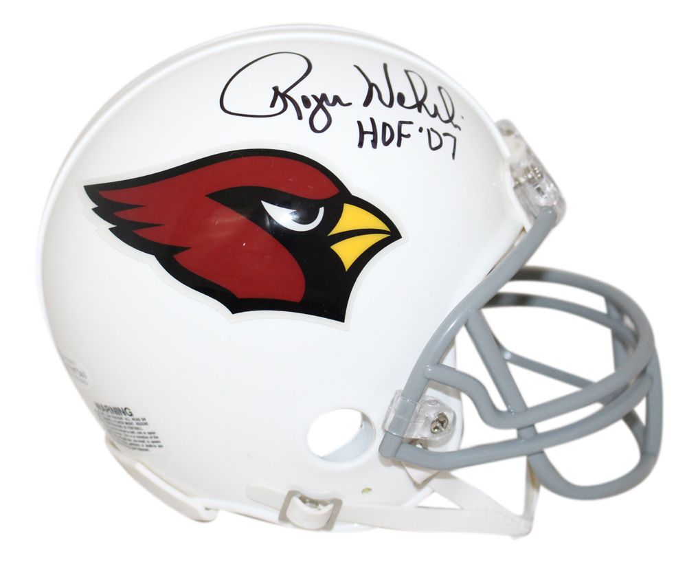 Roger Wehrli Autographed/Signed Arizona Cardinals Mini Helmet HOF BAS