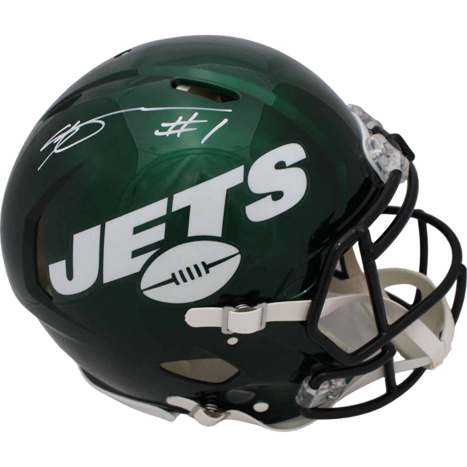 Sauce Gardner Signed New York Jets Authentic Helmet Beckett 45772