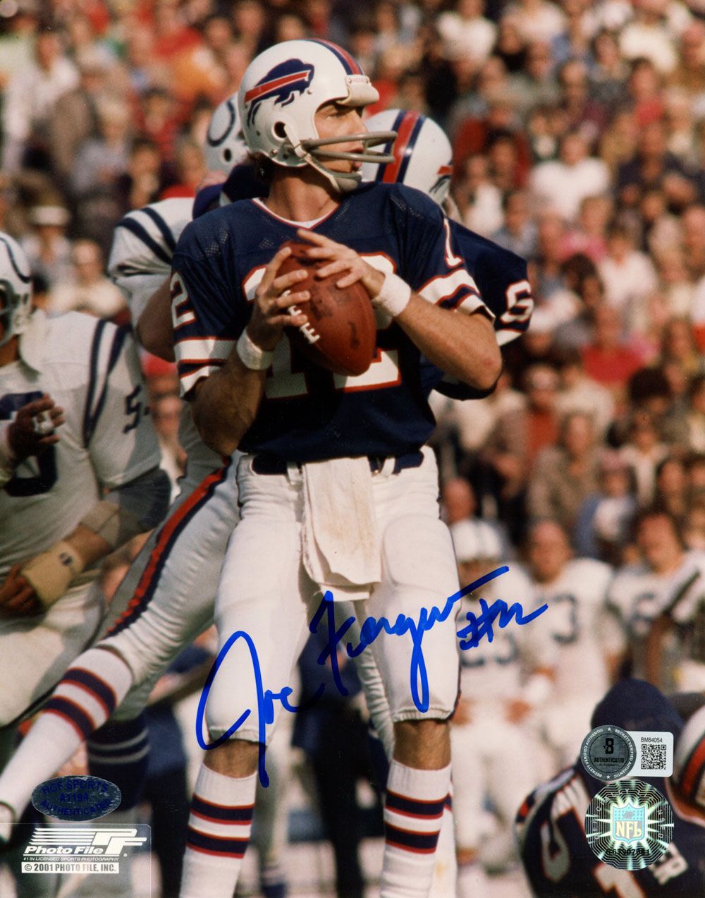 Joe Ferguson Autographed/Signed Buffalo Bills 8x10 Photo Beckett 45697