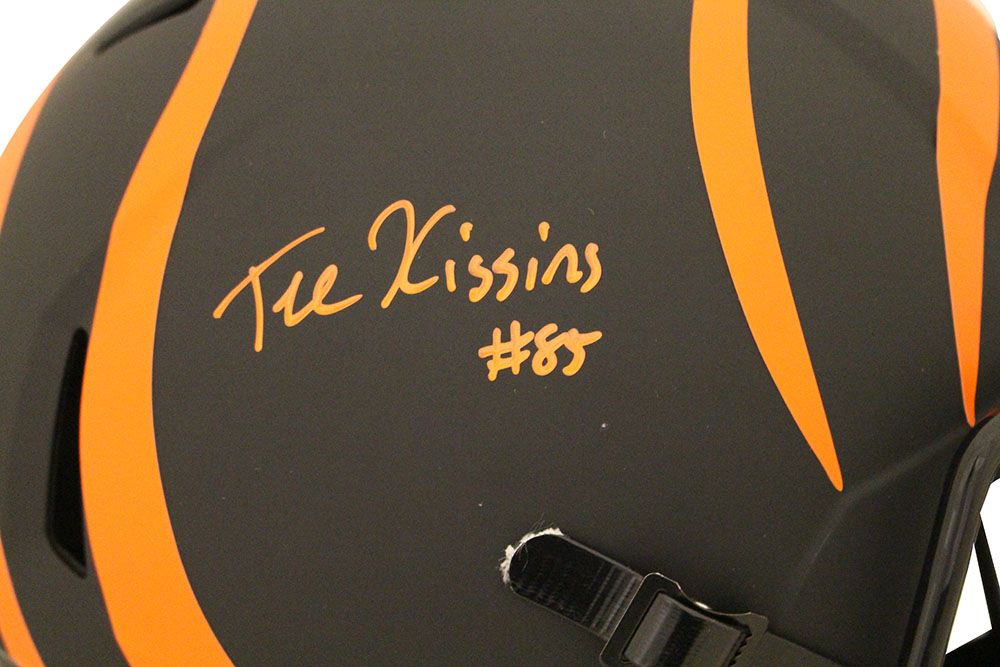 Tee Higgins Autographed Cincinnati Bengals Eclipse Replica Helmet BAS