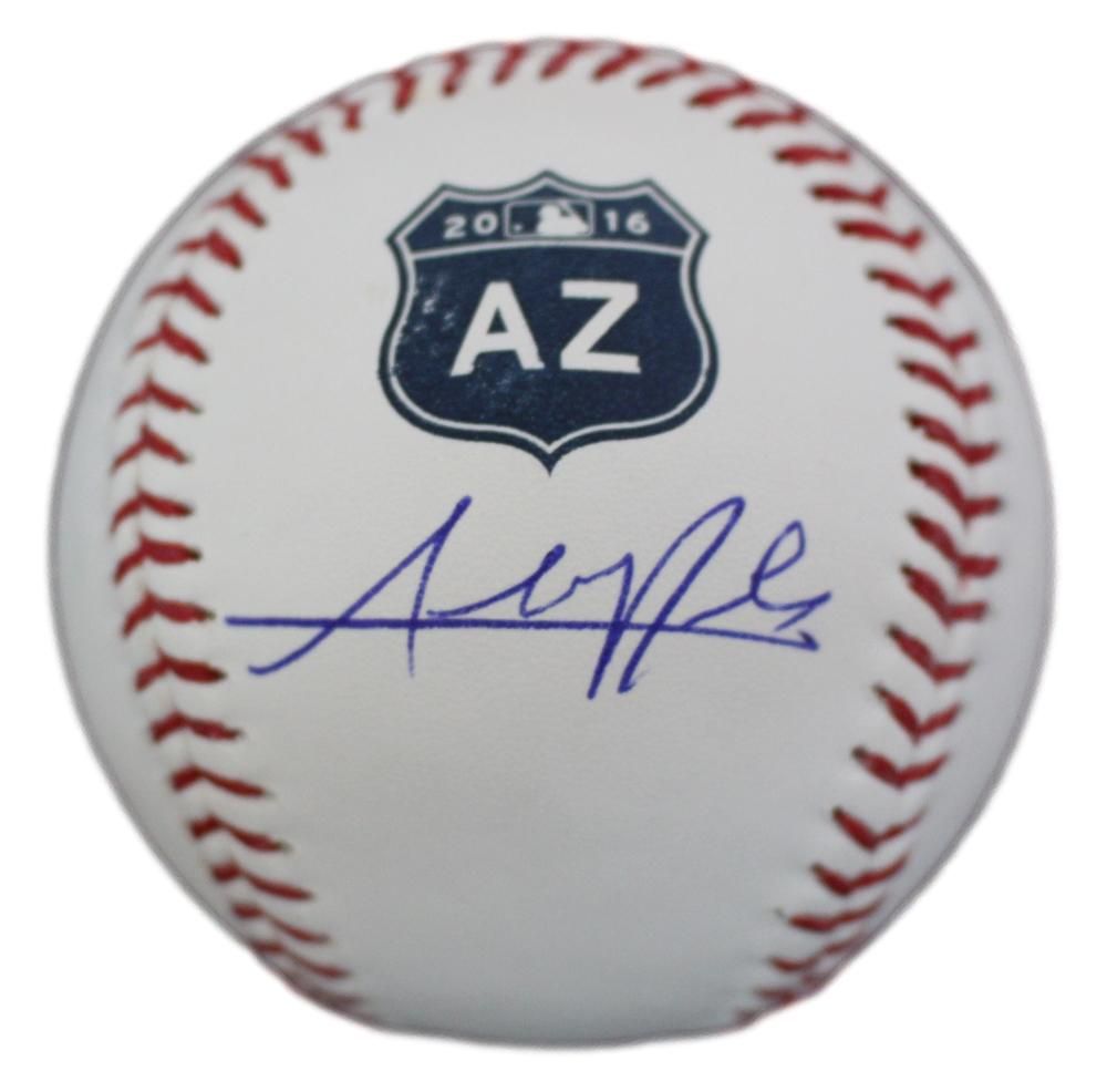 Addison Russell Signed Chicago Cubs 2016 Spring Training Baseball JSA