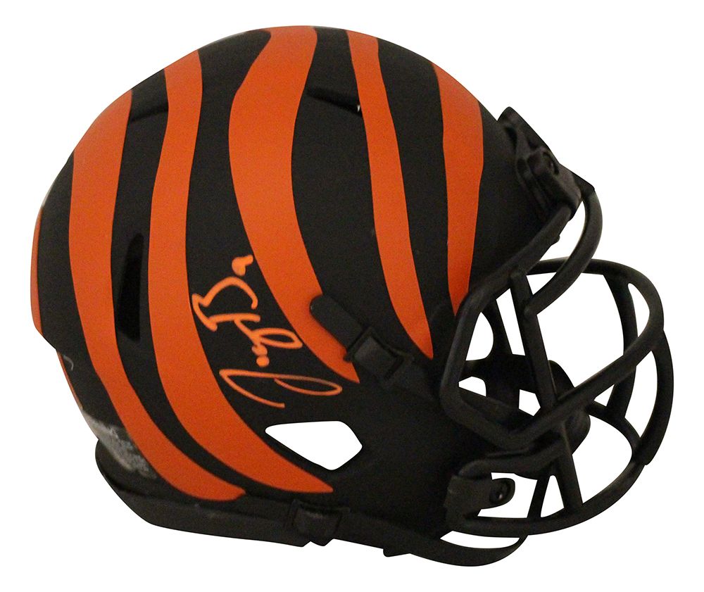Joe Burrow Autographed Cincinnati Bengals Eclipse Mini Helmet FAN