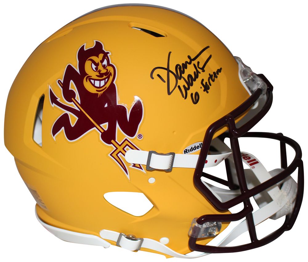 Darren Woodson Signed Arizona State Sundevils Authentic Speed Helmet BAS