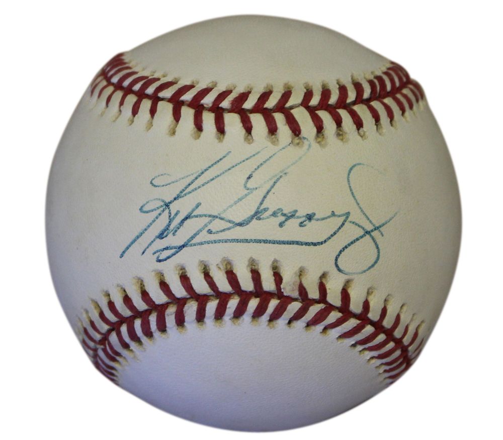Ken Griffey Jr Autographed Seattle Mariners American League Baseball JSA