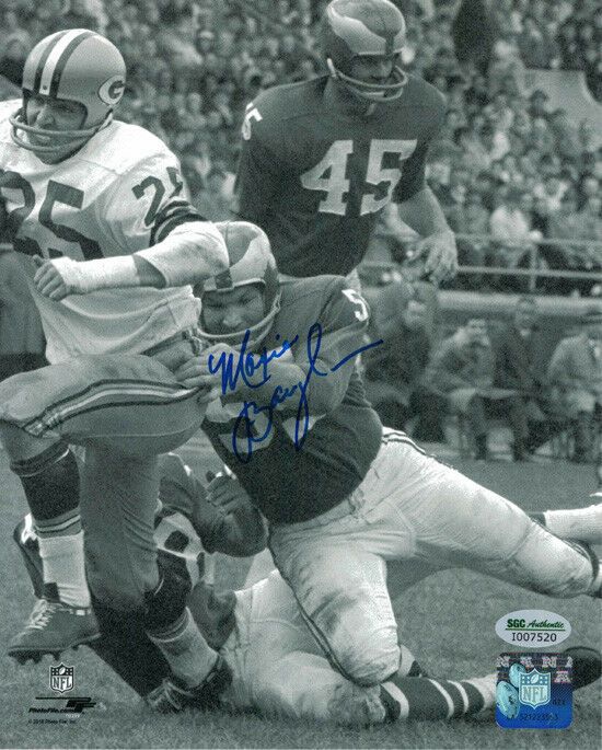 Maxie Baughan Autographed Los Angeles Rams 8x10 Photo SGC