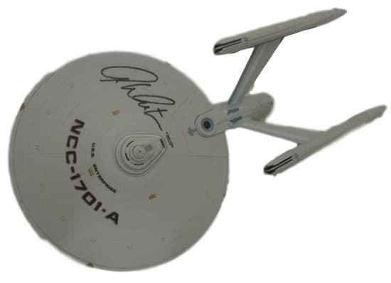 William Shatner Autographed Star Trek Starship NC 1701-A JSA