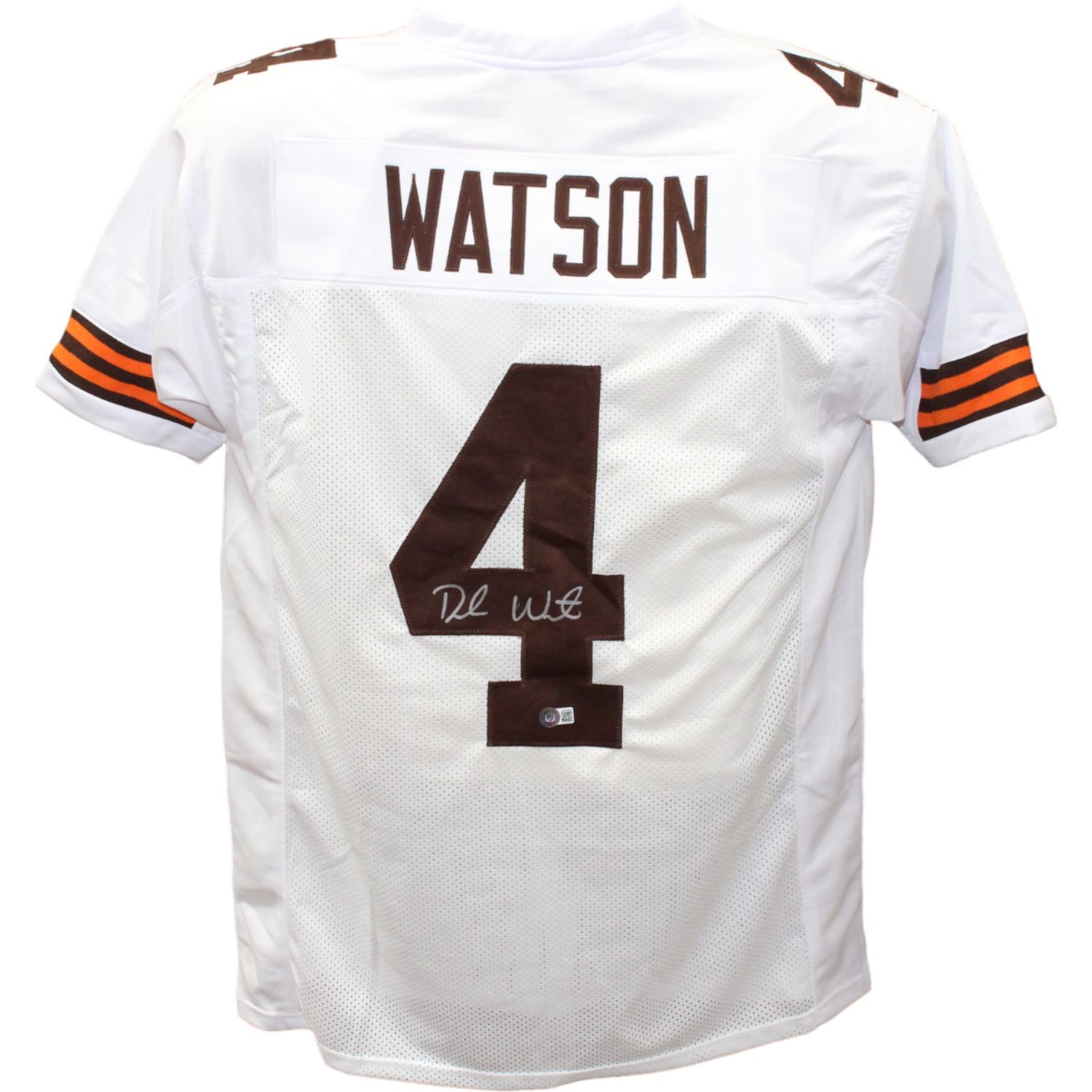 Deshaun Watson Autographed/Signed Pro Style White Jersey Beckett