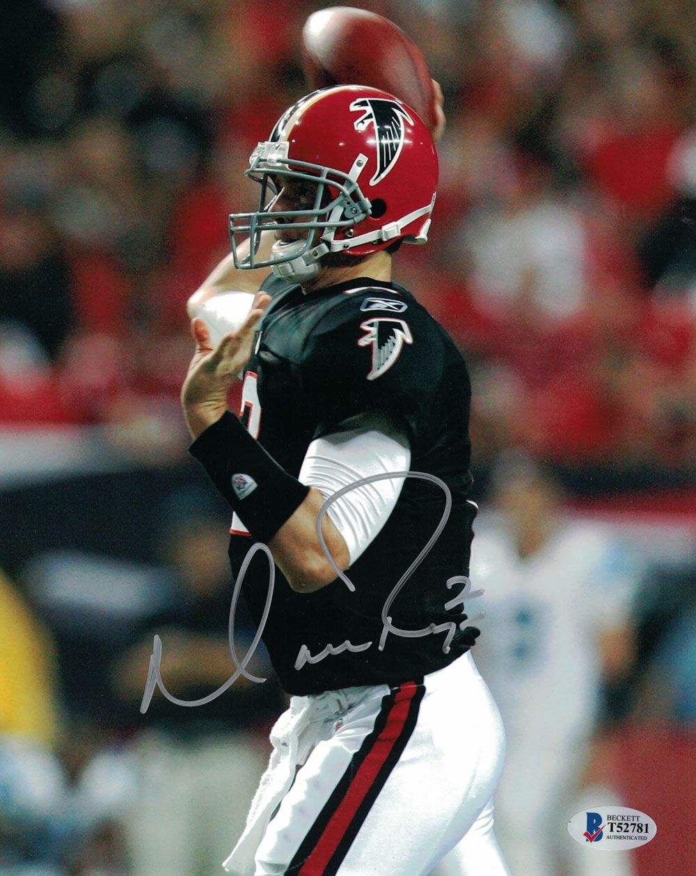 Matt Ryan Autographed/Signed Atlanta Falcons 8x10 Photo BAS