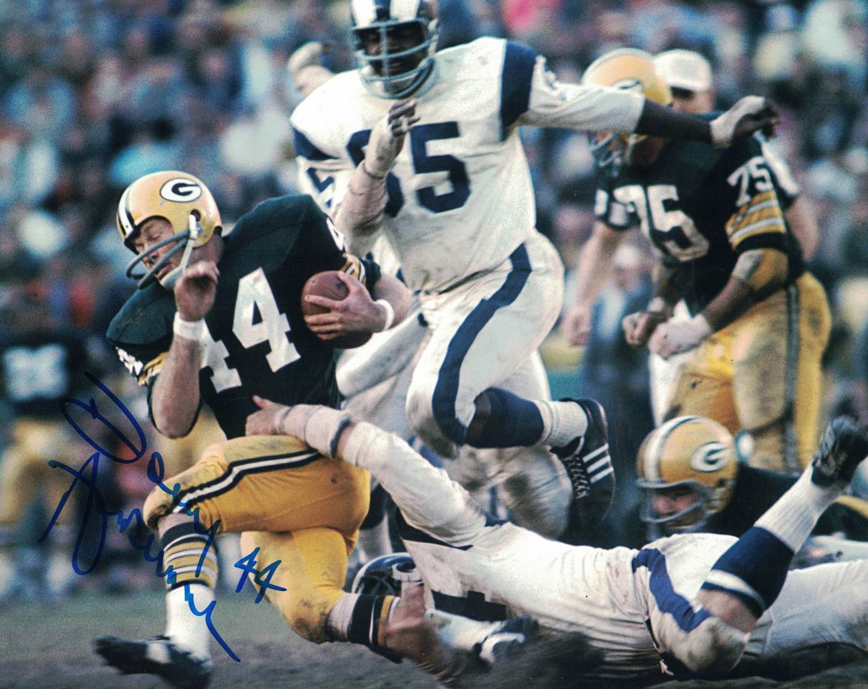 Donny Anderson Autographed/Signed Green Bay Packers 8x10 Photo
