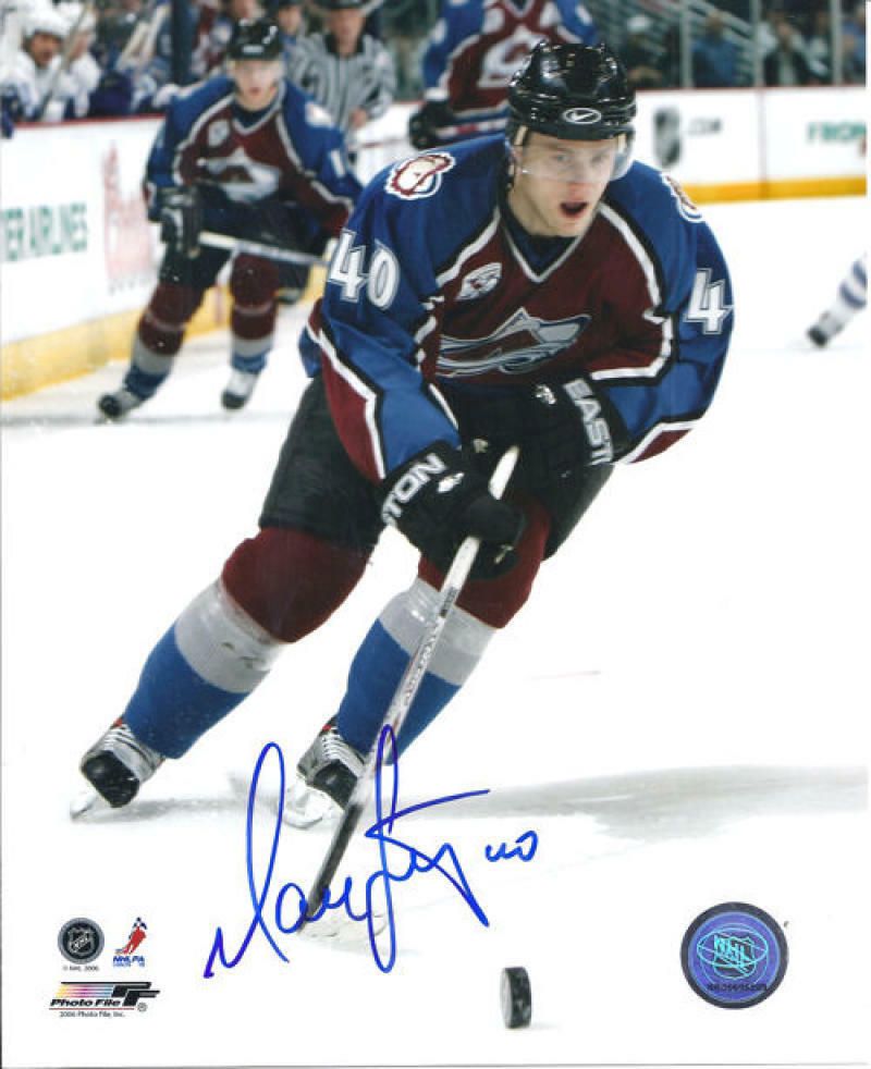 Marek Svatos Autographed Colorado Avlanche 8x10 (vs Kings)