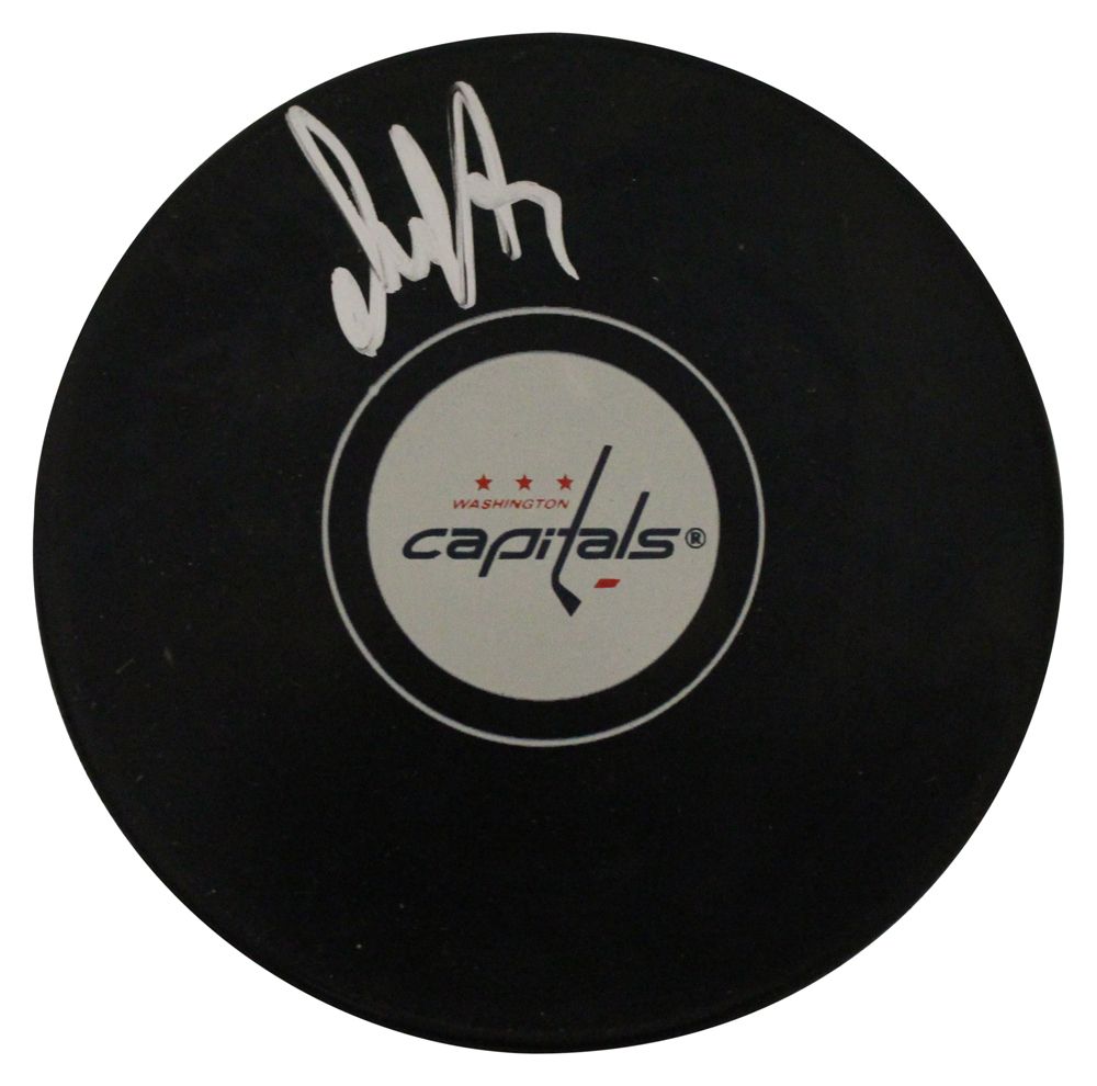 Alexander Ovechkin Autographed/Signed Washington Capitals Logo Puck FAN