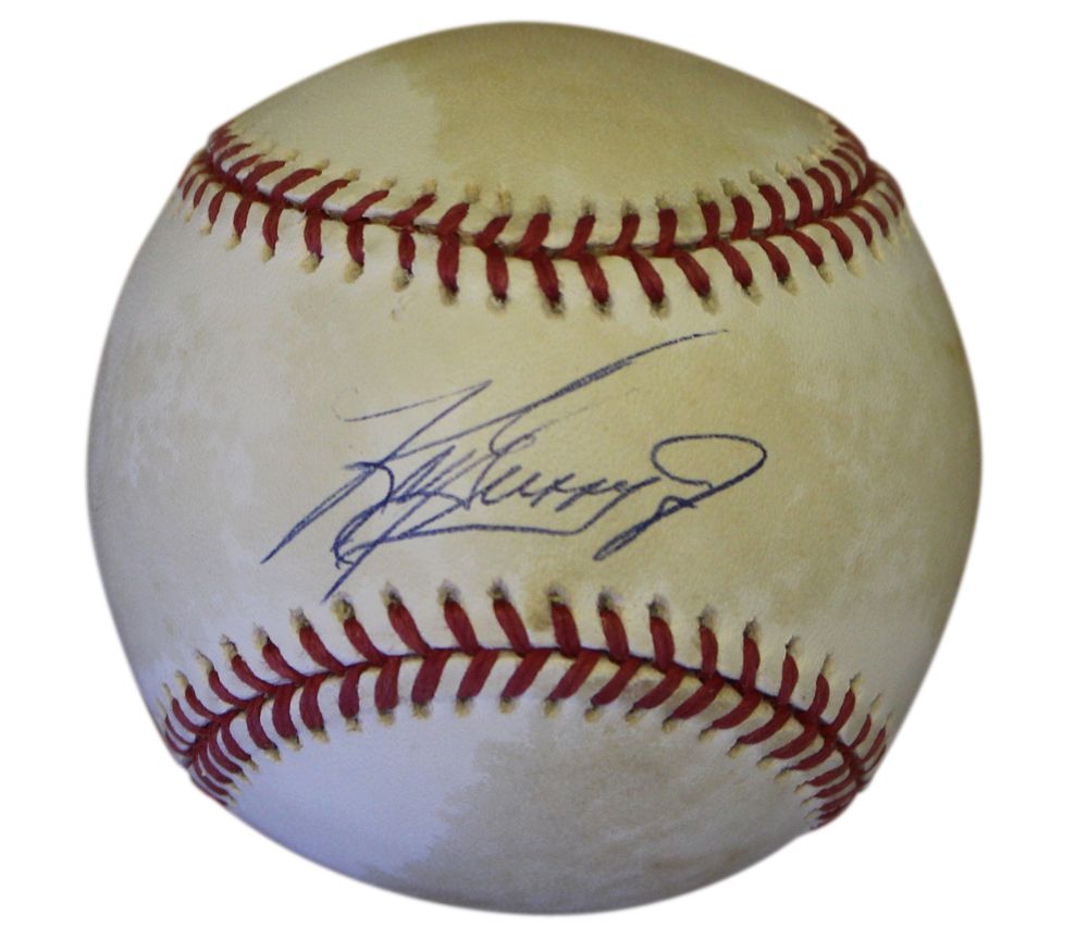 Ken Griffey Jr Autographed Seattle Mariners American League Baseball JSA