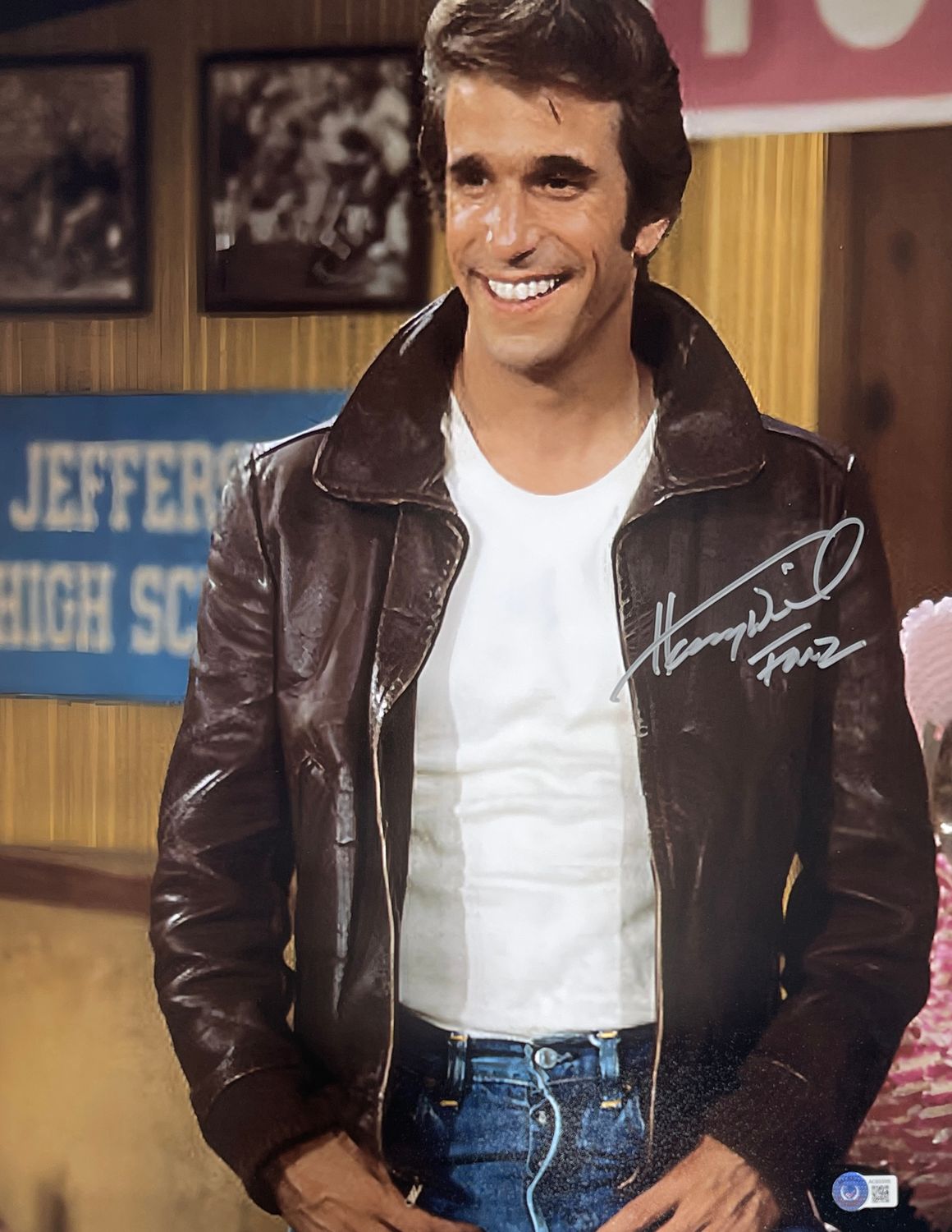 Henry Winkler Autographed/Signed Happy Days 16x20 Photo Beckett