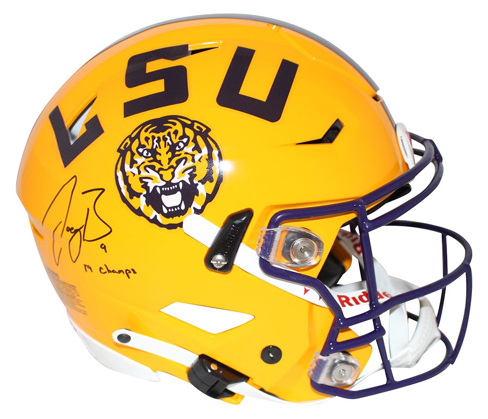 Joe Burrow Autographed LSU Tigers Authentic Speed Flex Helmet FAN