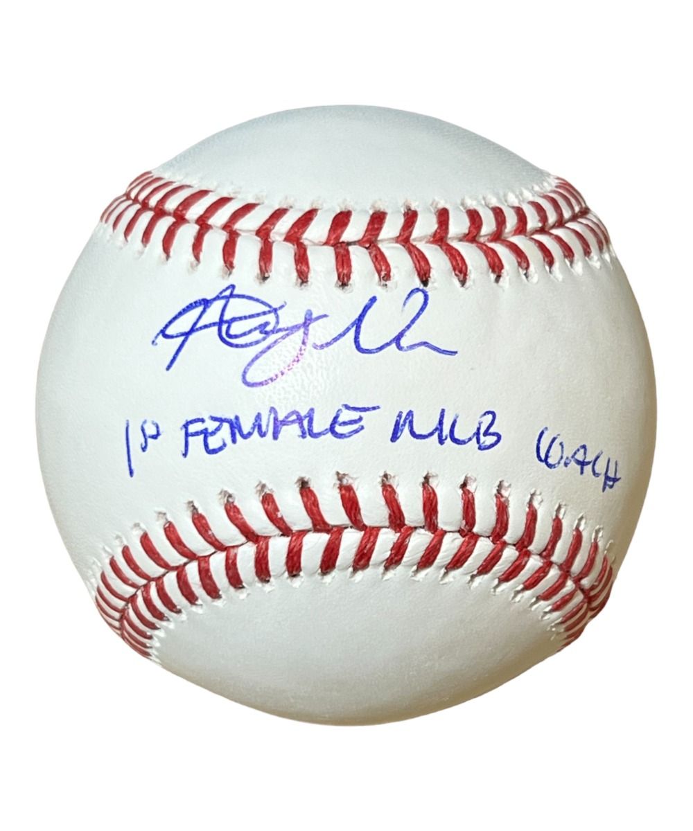 Alyssa Nakken Autographed ROMLB Baseball San Fran Giants 1st Female