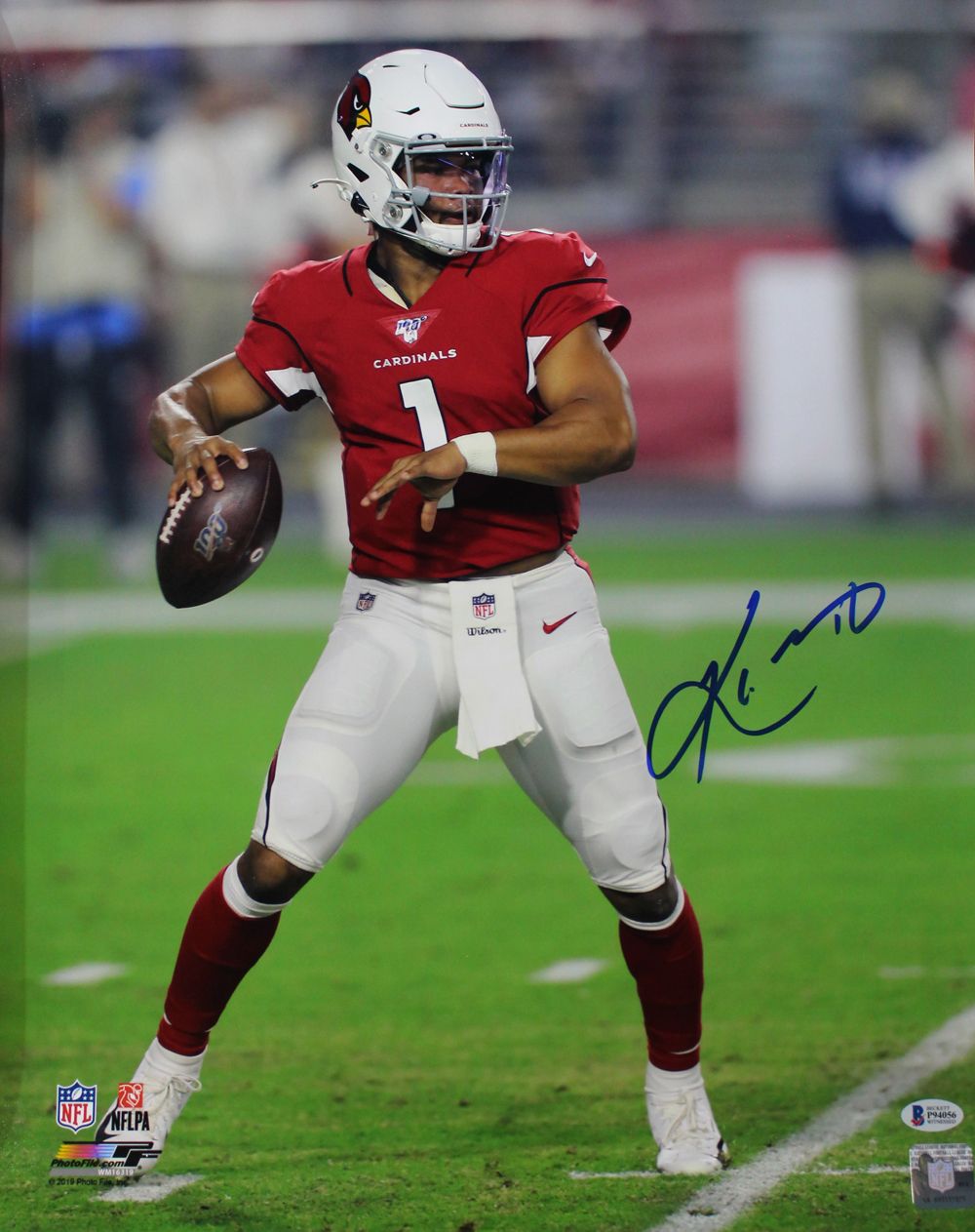 Kyler Murray Autographed/Signed Arizona Cardinals 16x20 Photo BAS PF