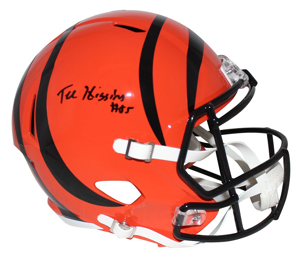 Tee Higgins Autographed Cincinnati Bengals Full Size Speed Helmet BAS