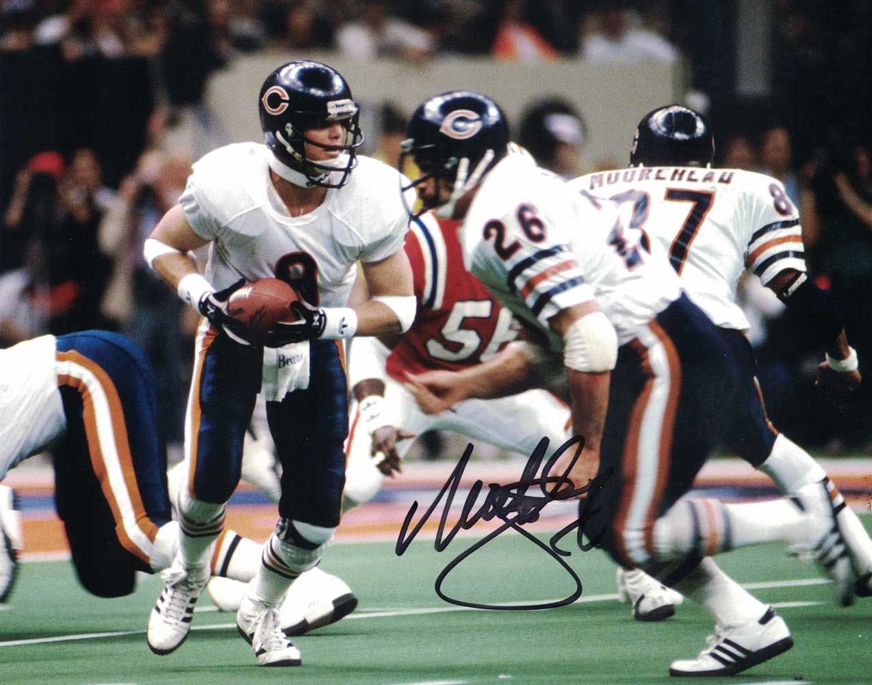 Matt Suhey Autographed/Signed Chicago Bears 8x10 Photo
