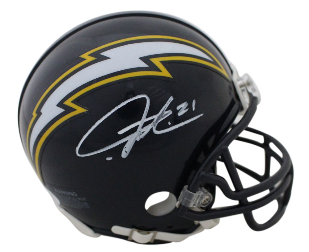 Ladainian Tomlinson Autographed San Diego Chargers Mini Helmet JSA