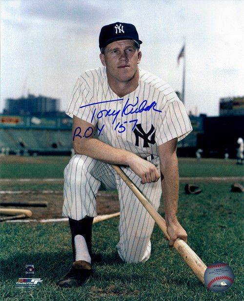 Tony Kubek Autographed New York Yankees 8x10 Photo ROY