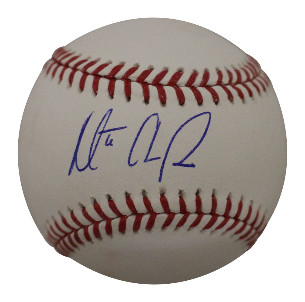 Matt Chapman Autographed/Signed Oakland Athletics OML Baseball BAS