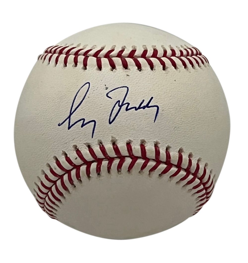 Greg Maddux Autographed/Signed Atlanta Braves OML Baseball Beckett