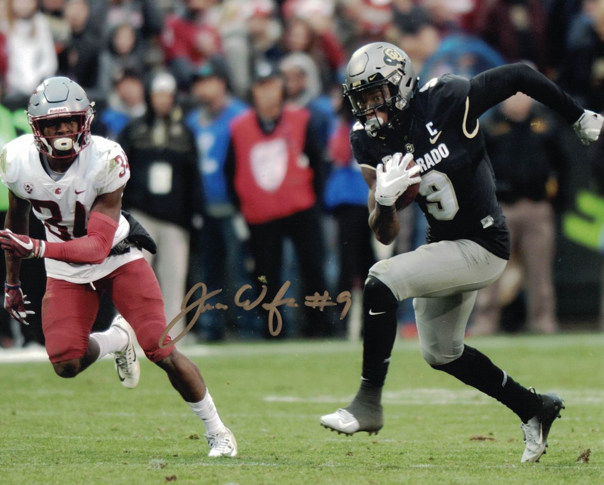 Juwann Winfree Autographed Colorado Buffaloes 8x10 Photo