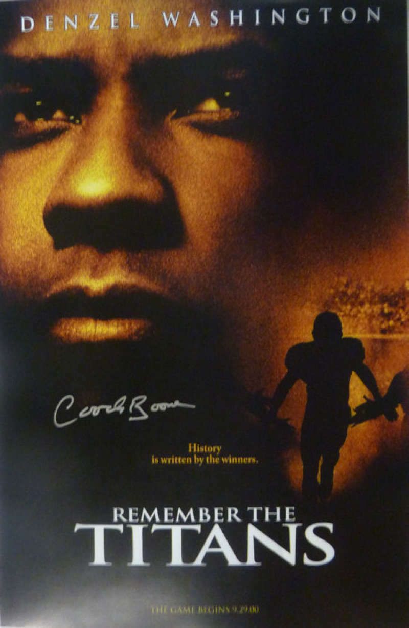Herman Boone Autographed T.C. Williams High School Remember The Titans 11x17 photo