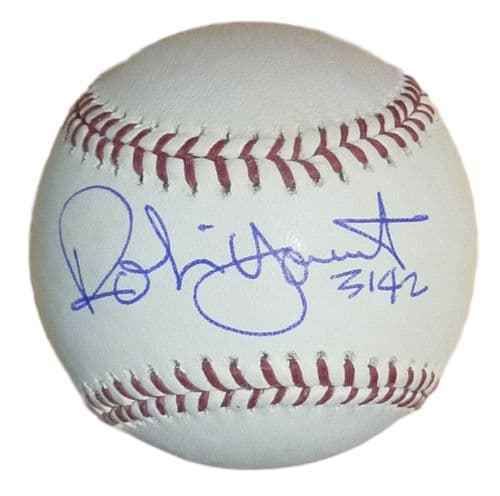Robin Yount Autographed OML Milwaukee Brewers Baseball w/3142