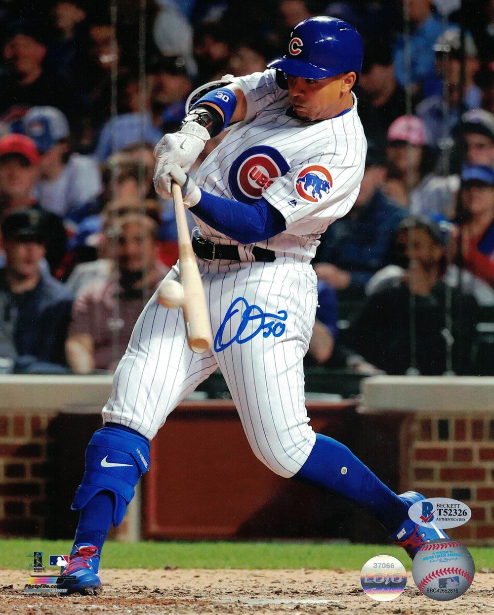 Jon Jay Autographed/Signed Chicago Cubs 8x10 Photo BAS PF