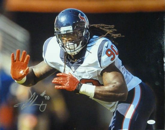 Jadeveon Clowney Autographed Houston Texans 16x20 photo JSA