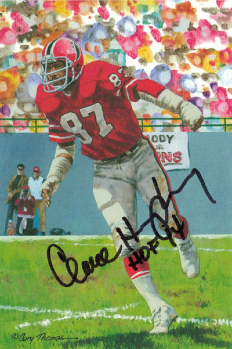 Claude Humphrey Autographed Atlanta Falcons GLAC (Black) HOFinsc