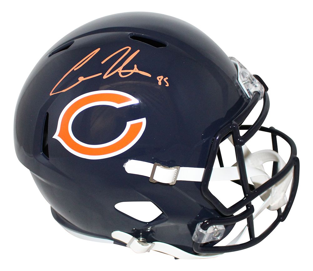 Cole Kmet Autographed/Signed Chicago Bears F/S Speed Helmet BAS