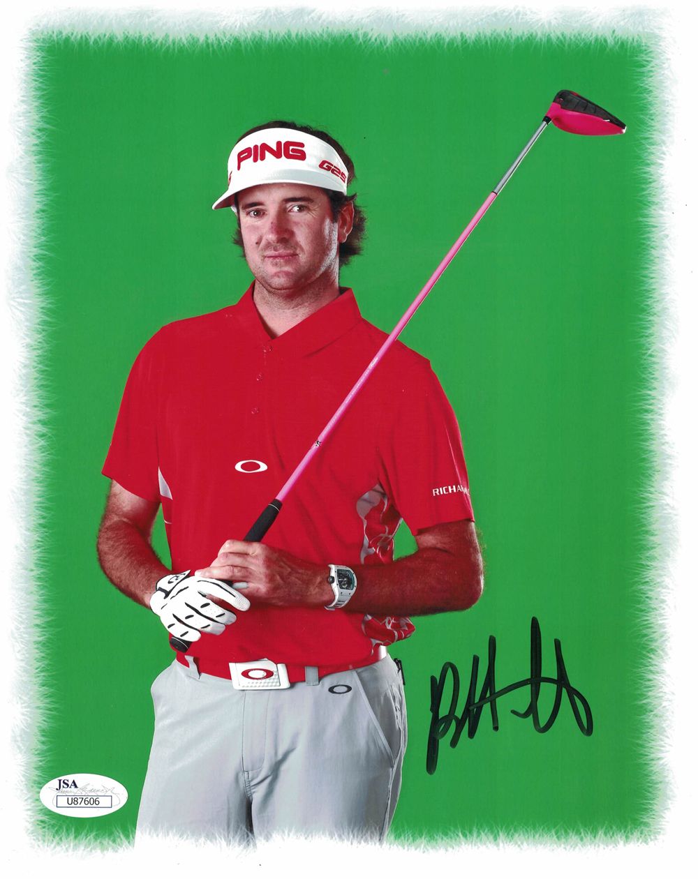 Bubba Watson Autographed/Signed PGA Tour Golf 8x10 Photo JSA